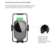 15 W Fast Wireless Car Mobile Phone Holder and QI Charger_6