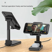 10W QI Wireless Charger Stand Telescopic Desktop Phone Bracket_12