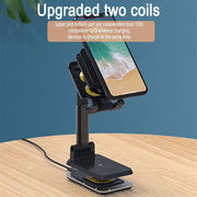 10W QI Wireless Charger Stand Telescopic Desktop Phone Bracket_13