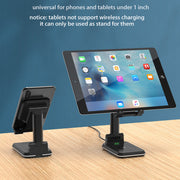 10W QI Wireless Charger Stand Telescopic Desktop Phone Bracket_5