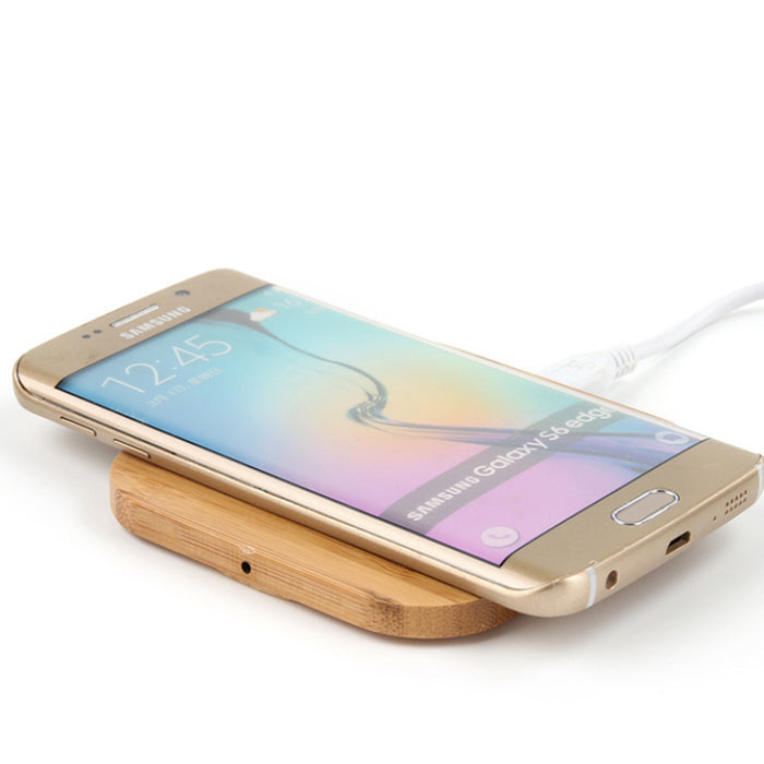 Portable Wireless Wooden Charging Pad for QI Enabled Devices_11