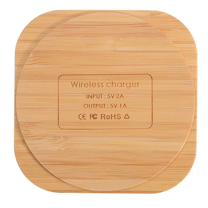 Portable Wireless Wooden Charging Pad for QI Enabled Devices_8
