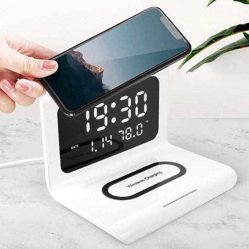 2-in-1 Multifunctional Digital Clock and Fast Wireless Charger_2