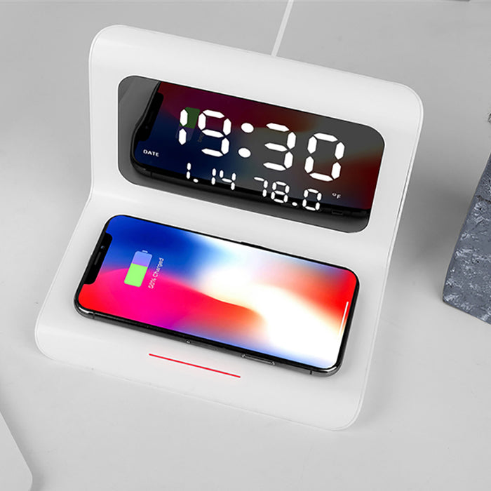 2-in-1 Multifunctional Digital Clock and Fast Wireless Charger_3