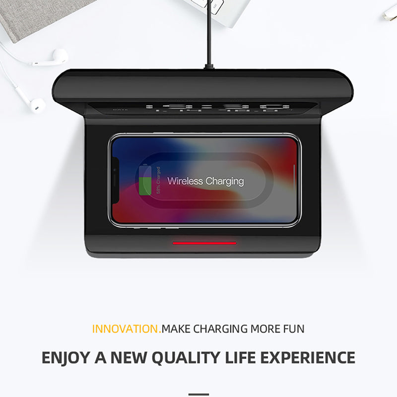2-in-1 Multifunctional Digital Clock and Fast Wireless Charger_8