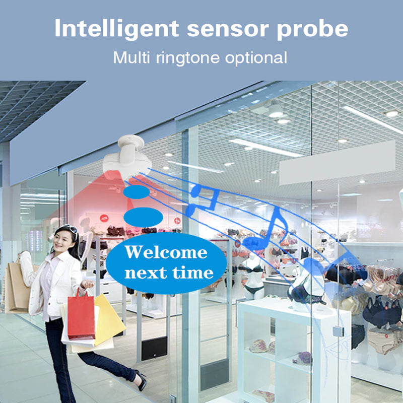 PIR Motion Sensor Doorbell Anti-Theft Sensor Alarm System_13