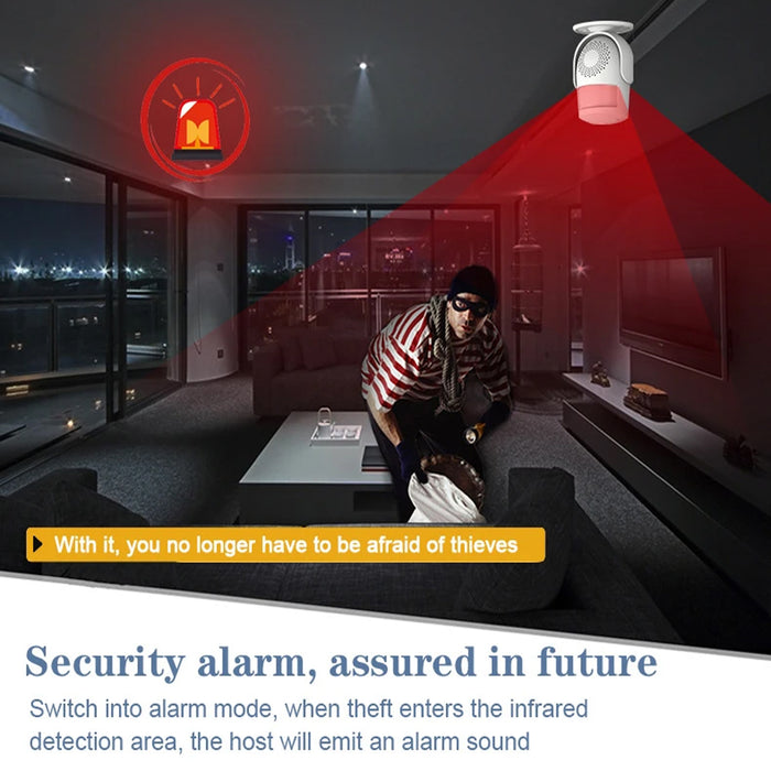 PIR Motion Sensor Doorbell Anti-Theft Sensor Alarm System_4