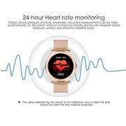 Full Touch Screen iOS Android Support Smart Watch for Women_2