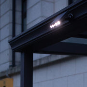 Solar Powered Motion Sensor LED Outdoor Wall Garden Light_13