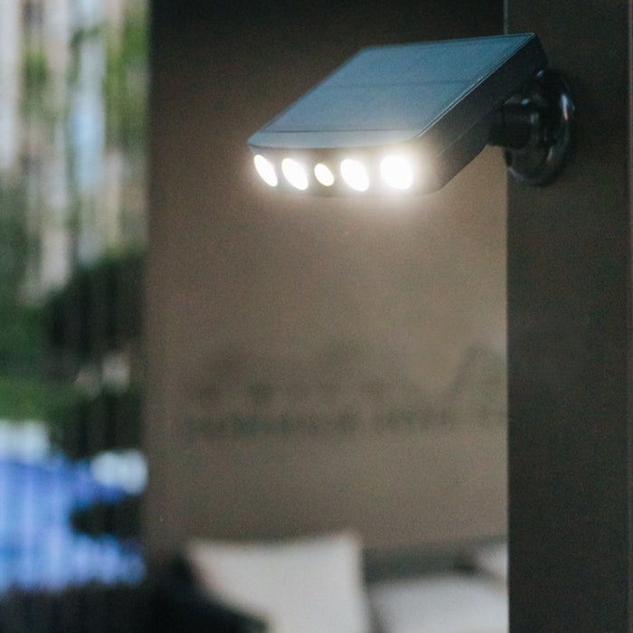 Solar Powered Motion Sensor LED Outdoor Wall Garden Light_15
