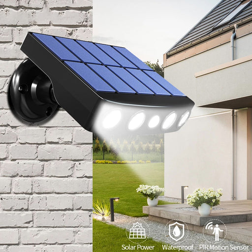 Solar Powered Motion Sensor LED Outdoor Wall Garden Light_16