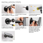 Solar Powered Motion Sensor LED Outdoor Wall Garden Light_4