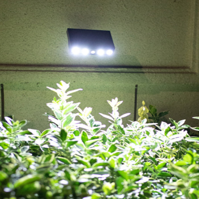 Solar Powered Motion Sensor LED Outdoor Wall Garden Light_18