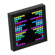 Pixel Bluetooth Photo Frame with Colorful LED Light Wall Clock_1