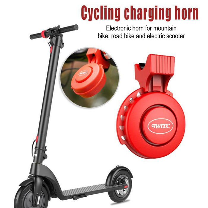 USB Rechargeable Loud Electronic Bicycle Bell Horn_17