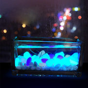 Solar Powered Glow in the Dark Garden Pebbles Garden Décor_11