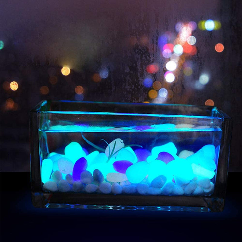 Solar Powered Glow in the Dark Garden Pebbles Garden Décor_11