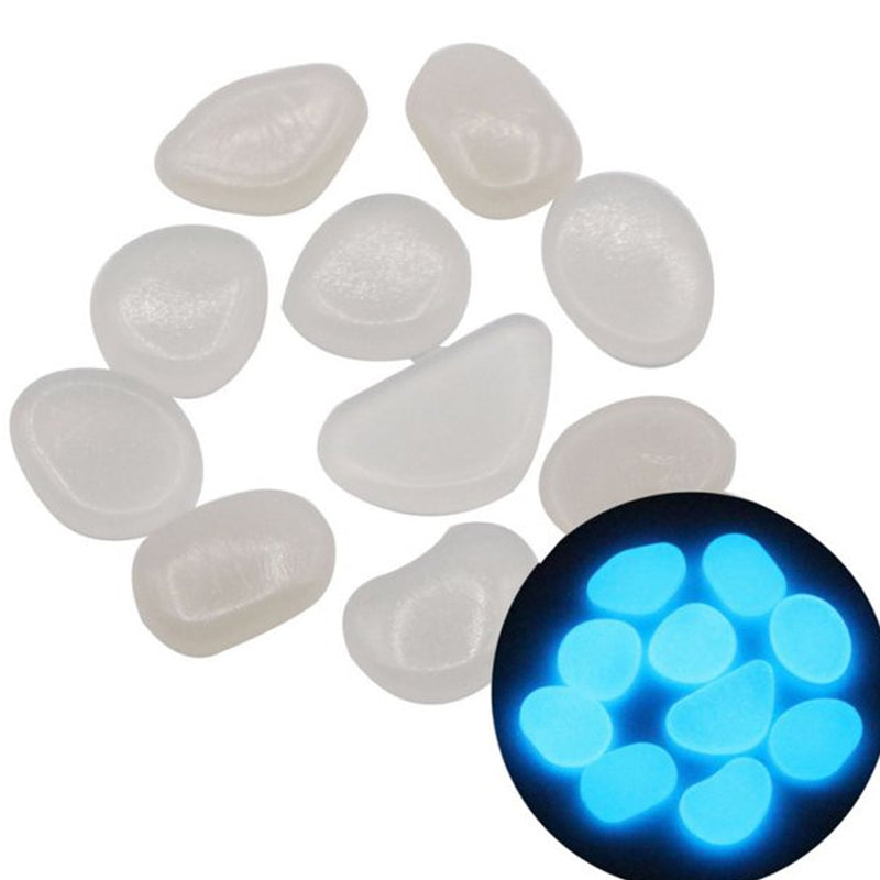 Solar Powered Glow in the Dark Garden Pebbles Garden Décor_13