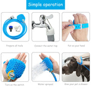Manual Pet Bathing Tool for Pet Grooming Bath Time Tool_5
