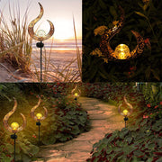 1 Pc Garden Décor Outdoor Solar Powered Hollow Flame Light_10