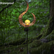 1 Pc Garden Décor Outdoor Solar Powered Hollow Flame Light_11