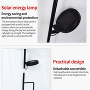 1 Pc Garden Décor Outdoor Solar Powered Hollow Flame Light_4