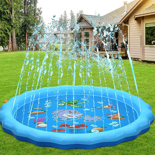 Durable Outdoor Inflatable Sprinkler Water Mat for Kids_5