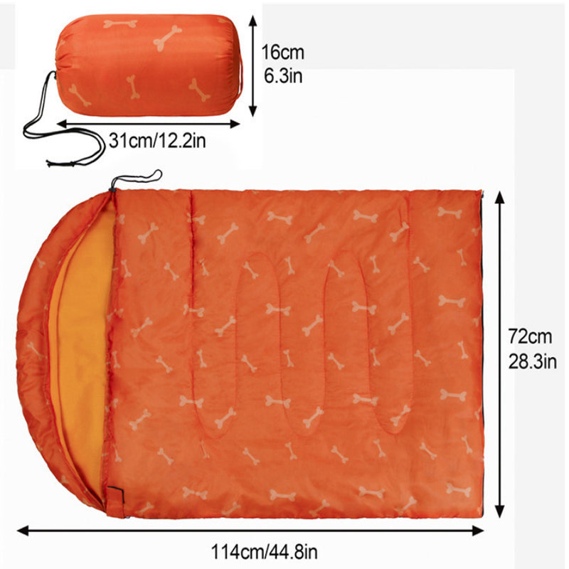 Outdoor Travel Pet Sleeping Bed Ultra-Light Pet Sleeping Bag_3