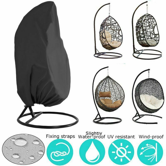 Polyester Fabric Hanging Rattan Egg Chair Protection Cover_9
