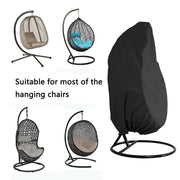 Polyester Fabric Hanging Rattan Egg Chair Protection Cover_12