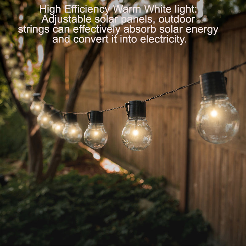 LED Outdoor Garden Solar Powered String Lights Plug-in LED Balls_9