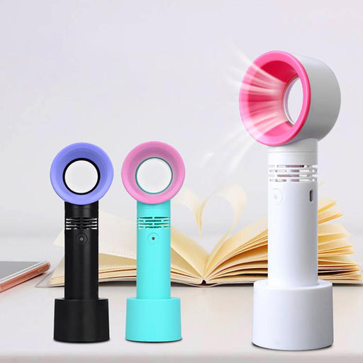 3 Speed Portable Bladeless Handheld Rechargeable Fan_3