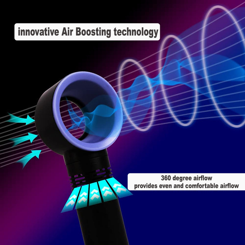 3 Speed Portable Bladeless Handheld Rechargeable Fan_14