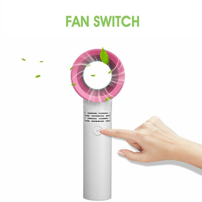 3 Speed Portable Bladeless Handheld Rechargeable Fan_18