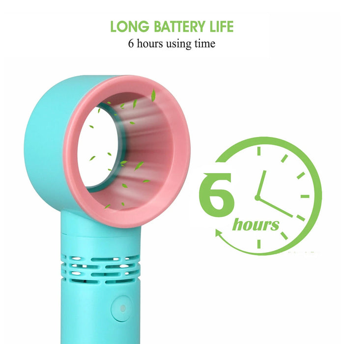 3 Speed Portable Bladeless Handheld Rechargeable Fan_6