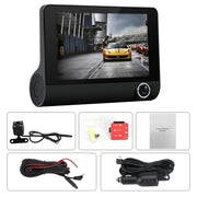 HD Front Rear & Interior Three Lens Car Dashboard Camera_9