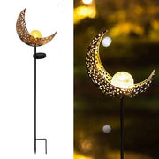 Crescent Hollow Half Moon Solar Powered Stake Lights_7