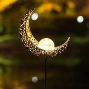 Crescent Hollow Half Moon Solar Powered Stake Lights_8