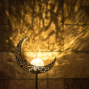 Crescent Hollow Half Moon Solar Powered Stake Lights_9