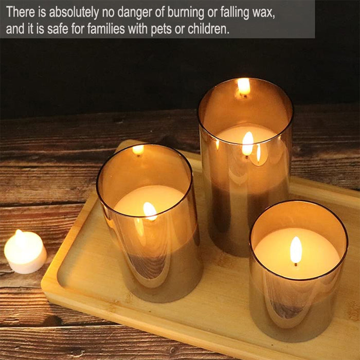 Flameless Flickering Rechargeable LED Wickless Candle_8