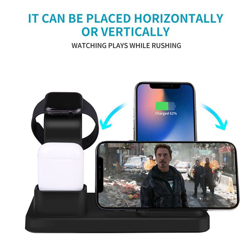 3-in-1 Fast Charging Wireless Mobile Phone Charging Station_6