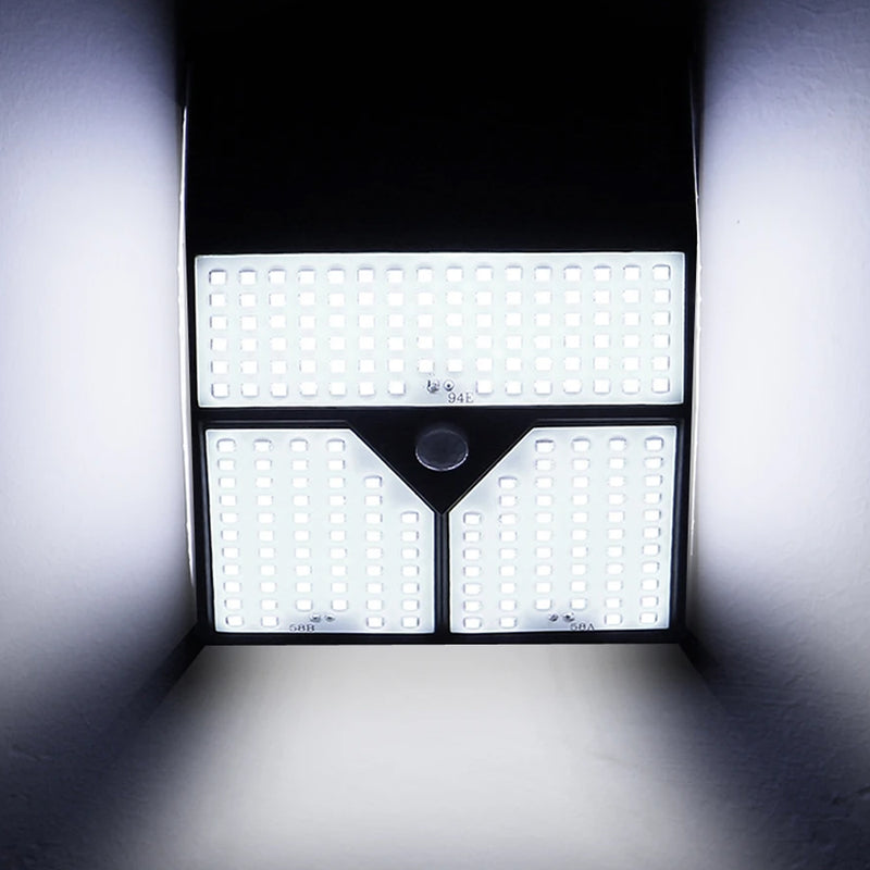 PIR Motion Sensor Solar Powered Outdoor LED Garden Lights_4