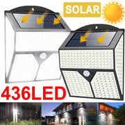 PIR Motion Sensor Solar Powered Outdoor LED Garden Lights_9