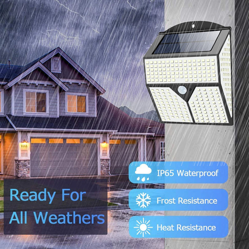 PIR Motion Sensor Solar Powered Outdoor LED Garden Lights_11