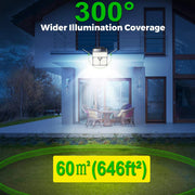 PIR Motion Sensor Solar Powered Outdoor LED Garden Lights_12