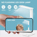 Foldable and Dimmable Wireless LED Desk Lamp and Digital Clock_9