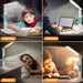 Foldable and Dimmable Wireless LED Desk Lamp and Digital Clock_6