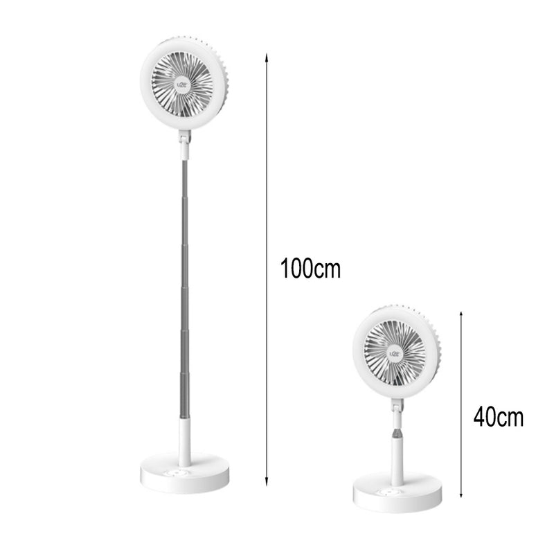 Retractable USB Charging Fan with Ring Light and Touch Panel_3