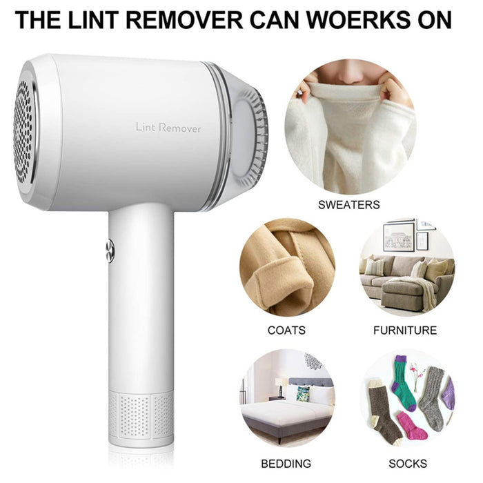 Rechargeable Lint Hair Remover Device Handheld Fabric Defuzzer_10