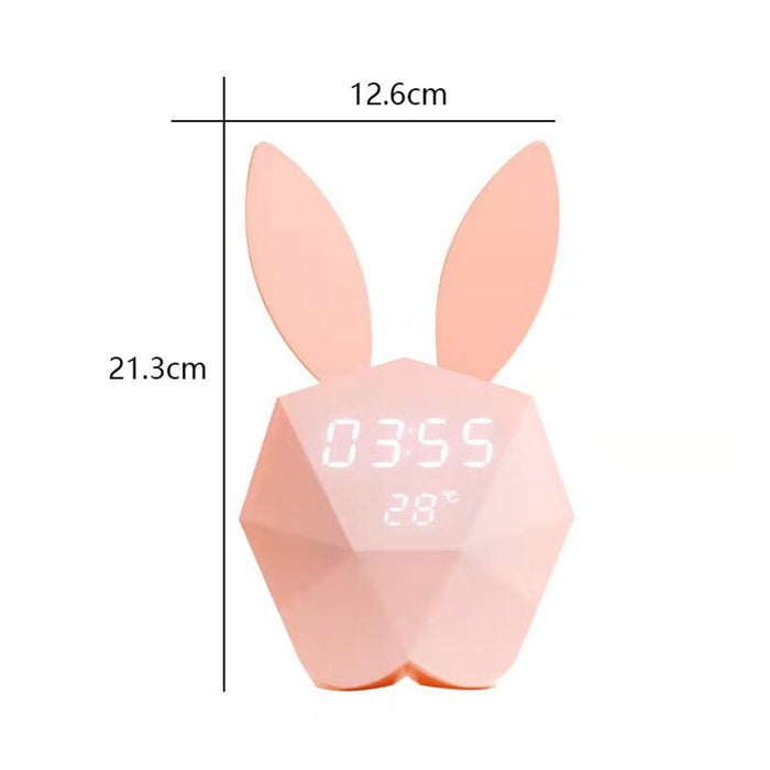 Geometrical Smart Rabbit Musical Motion Sensor Alarm Clock_15